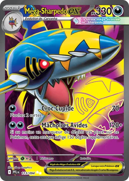 Méga Sharpedo - PFL - 113/094