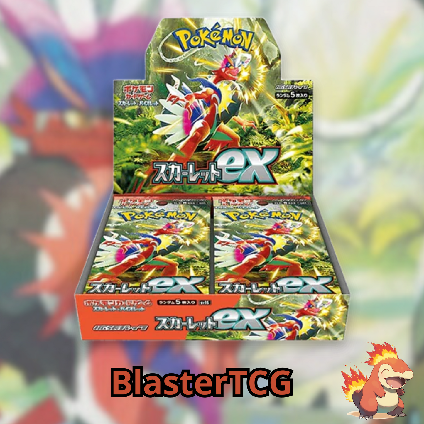 Pokémon – Display SV1S – Scarlet EX – Boite de 30 Boosters – JAP