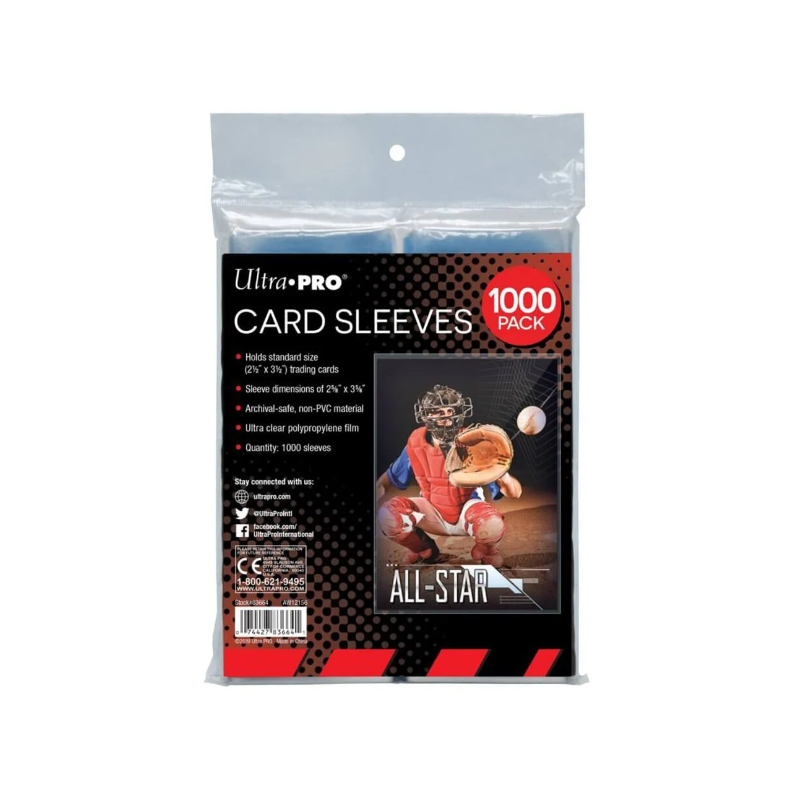Ultra Pro - 100 sleeves standard - cartes 66 x 91 mm - soft transparent