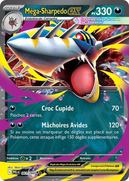 Méga Sharpedo - PFL - 061/094