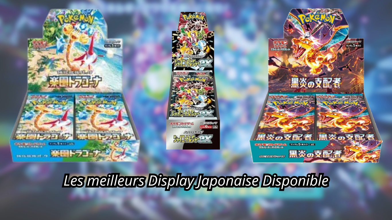 Bienvenue chez BlasterTCG - Spécialiste des Displays Pokémon Japonais